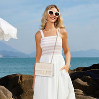 Women’s Straw Crossbody Bag