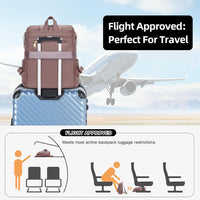 Anti-Theft Leather Backpack (Black)