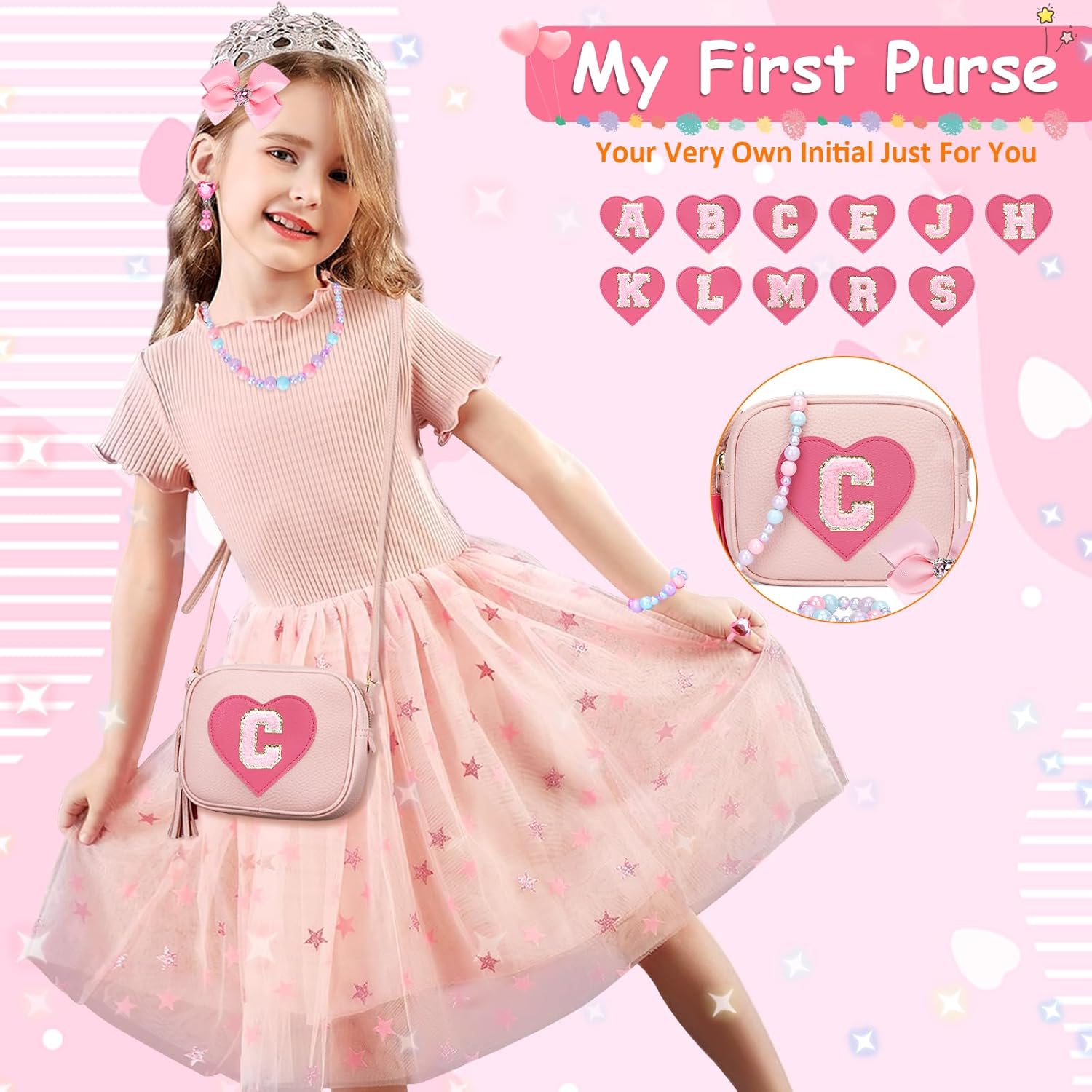Girls Dress Up Purse & Jewelry Set