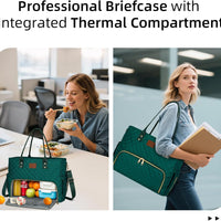 Laptop Tote with Lunch Pocket