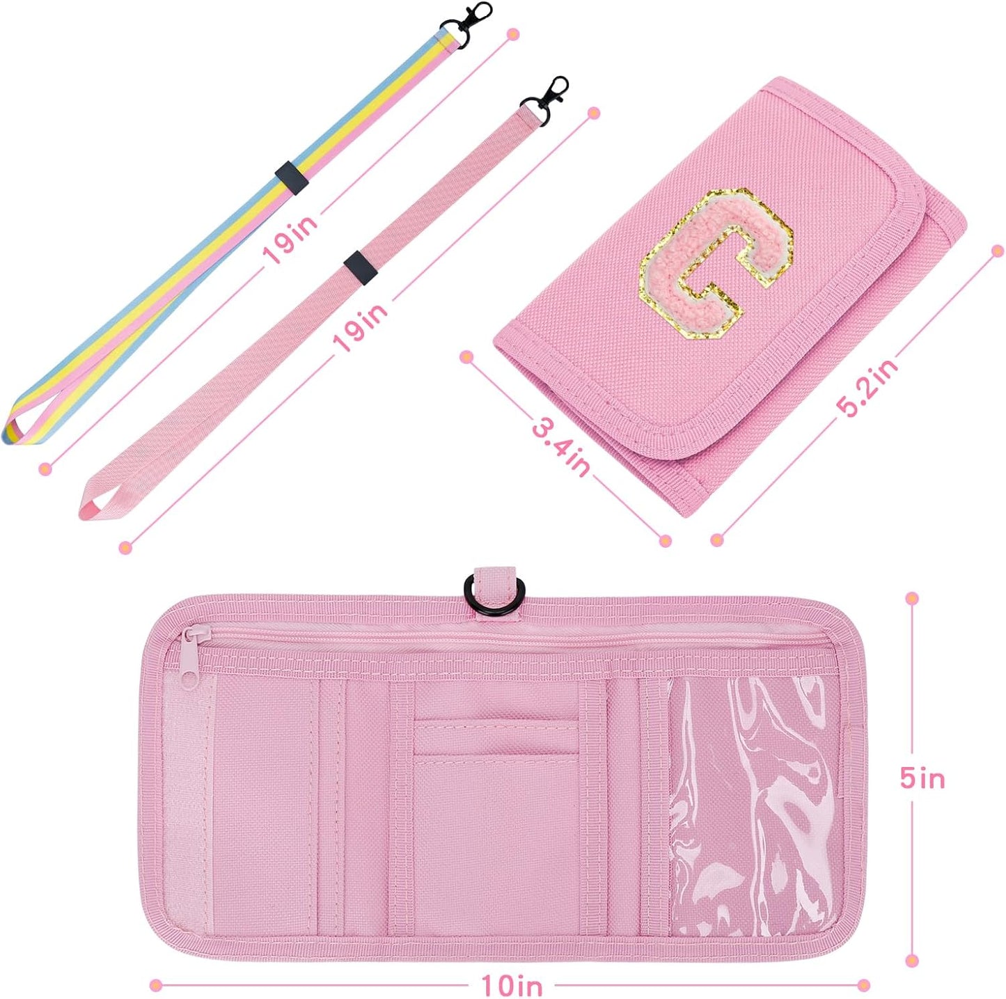 Girls Wallet with Initial