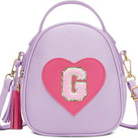 Girls Heart Crossbody Bag (Small)