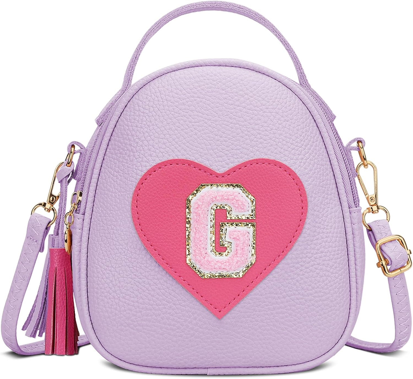 Girls Heart Crossbody Bag (Small)