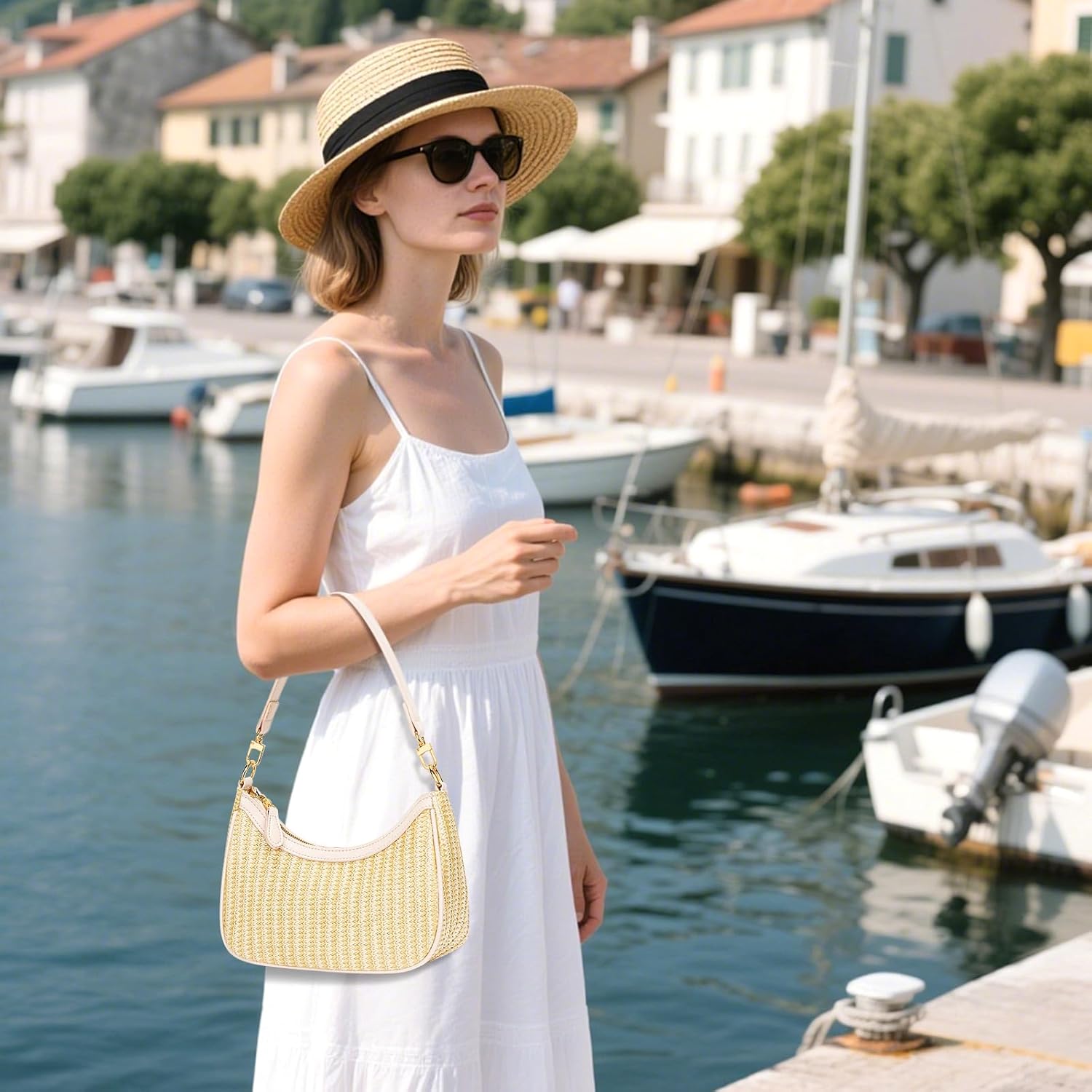 Retro Underarm Hobo Purse