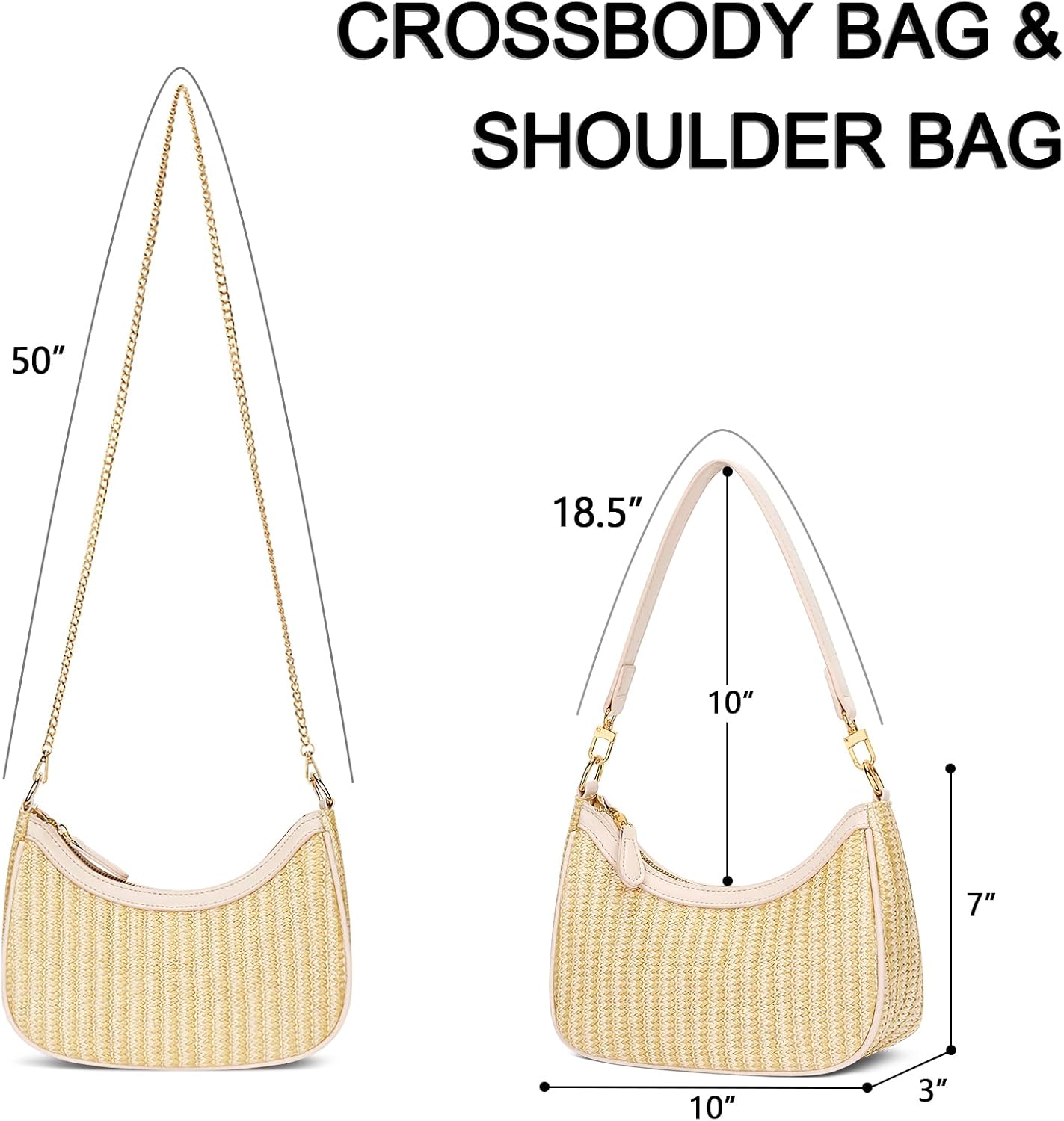 Retro Underarm Hobo Purse