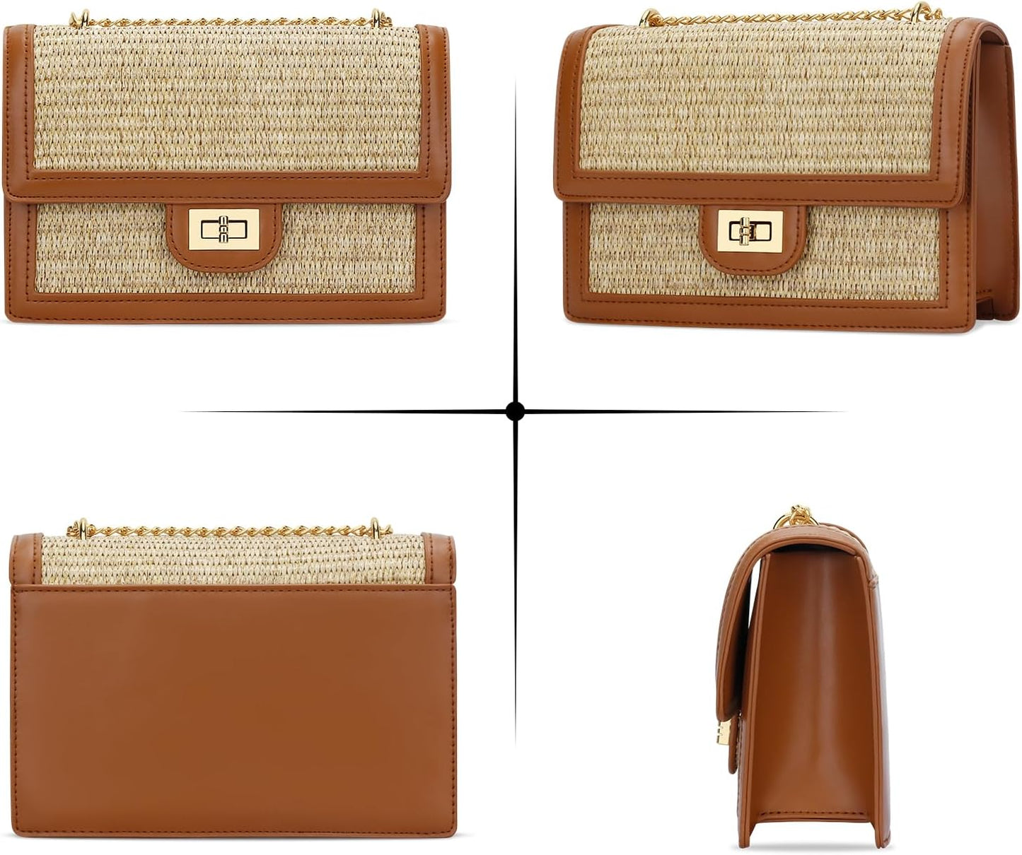 Women’s Straw Crossbody Bag