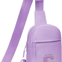 Girls Initial Sling Crossbody Bag