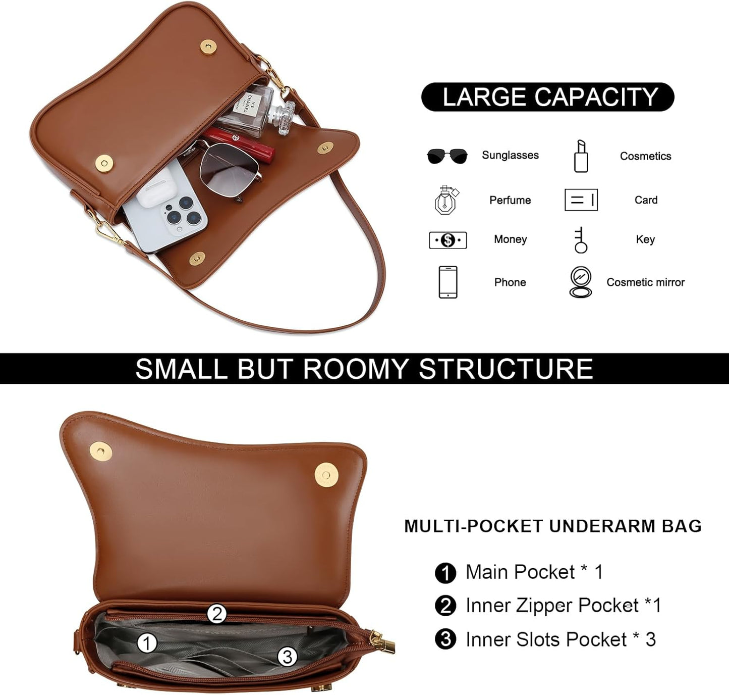 Small Retro Hobo Shoulder Purse