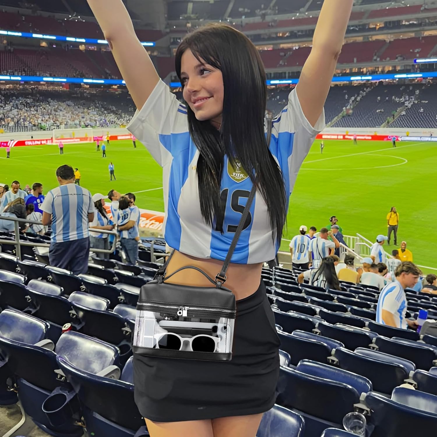 Clear Stadium Crossbody Purse