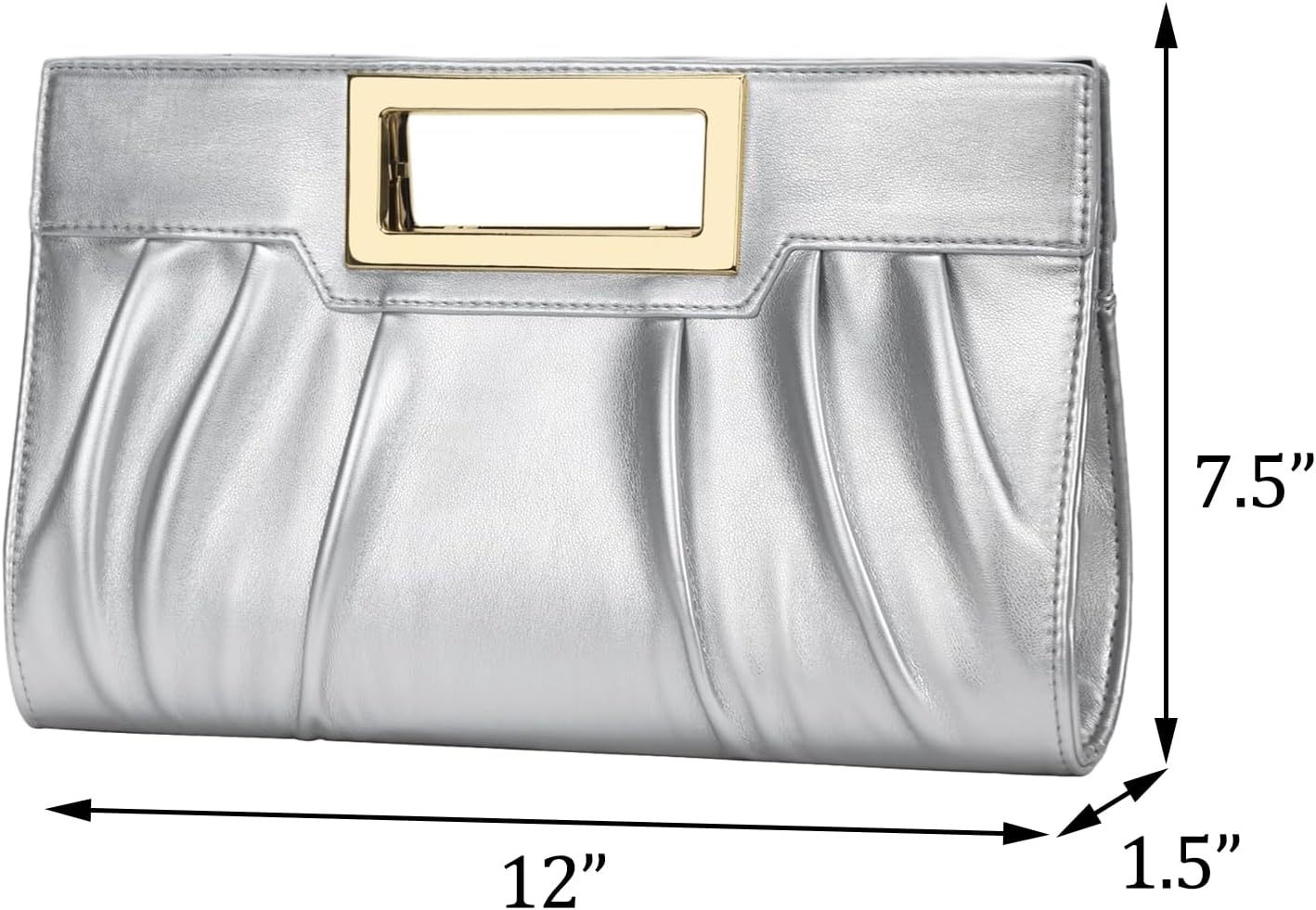 Elegant Pleated Clutch Purse