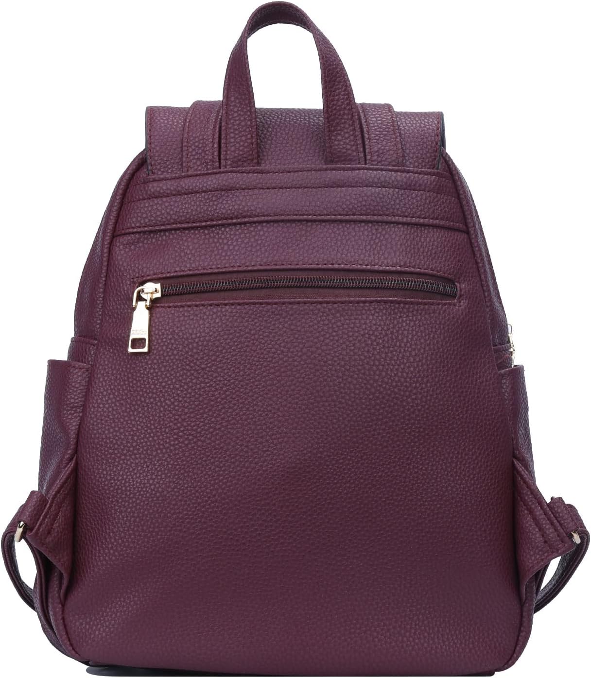 Quilted Leather Backpack Purse