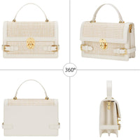 Straw Beach Shoulder & Clutch Bag