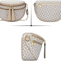 Trendy Leather Sling Crossbody Bag