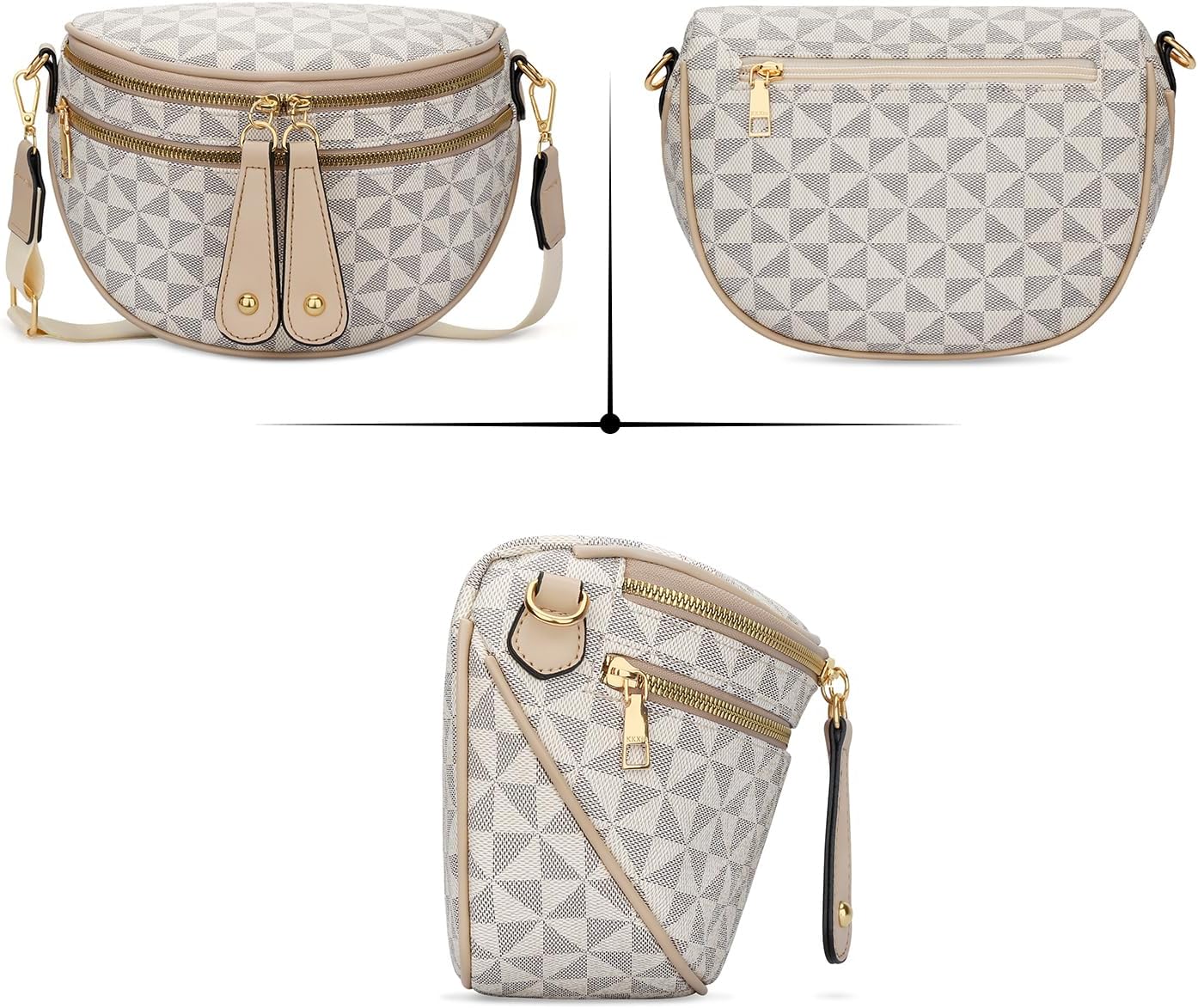 Trendy Leather Sling Crossbody Bag