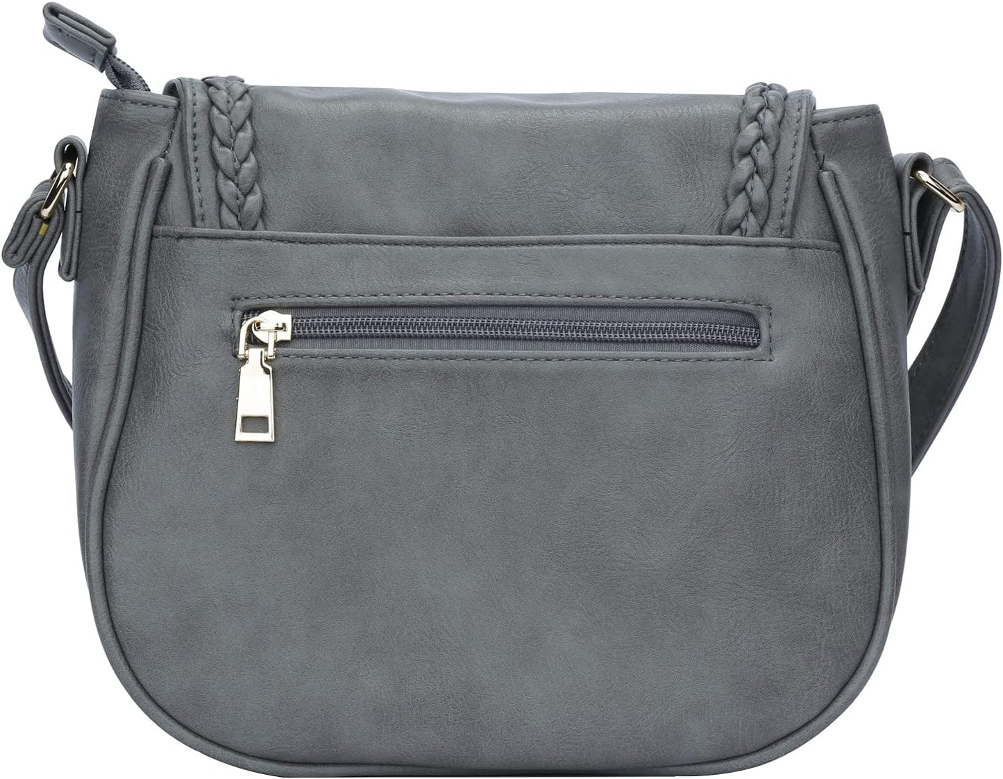 Tassel Flap Saddle Crossbody Bag