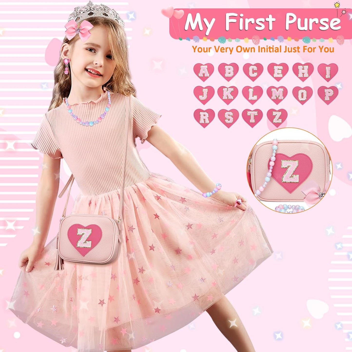 Girls Dress Up Purse & Jewelry Set