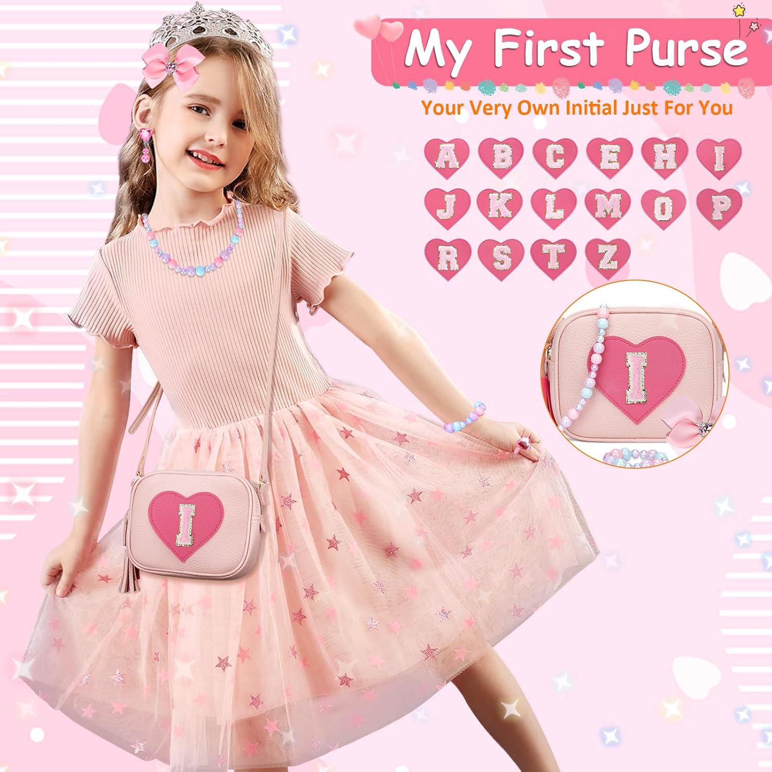 Girls Dress Up Purse & Jewelry Set