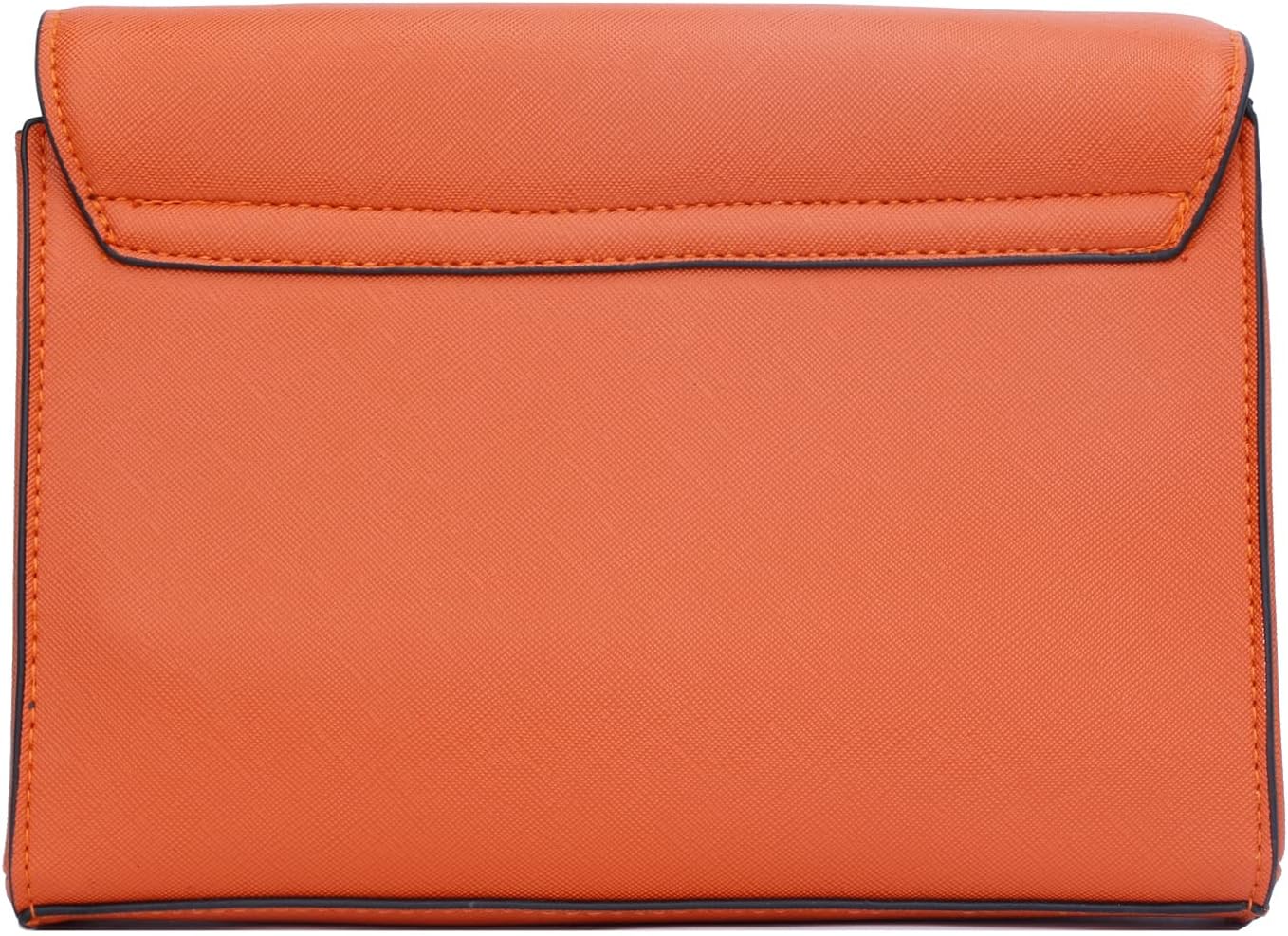 Faux Leather Envelope Clutch