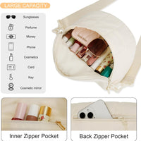 Quilted Puffer Sling Fanny Pack (Black)