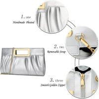 Elegant Pleated Clutch Purse
