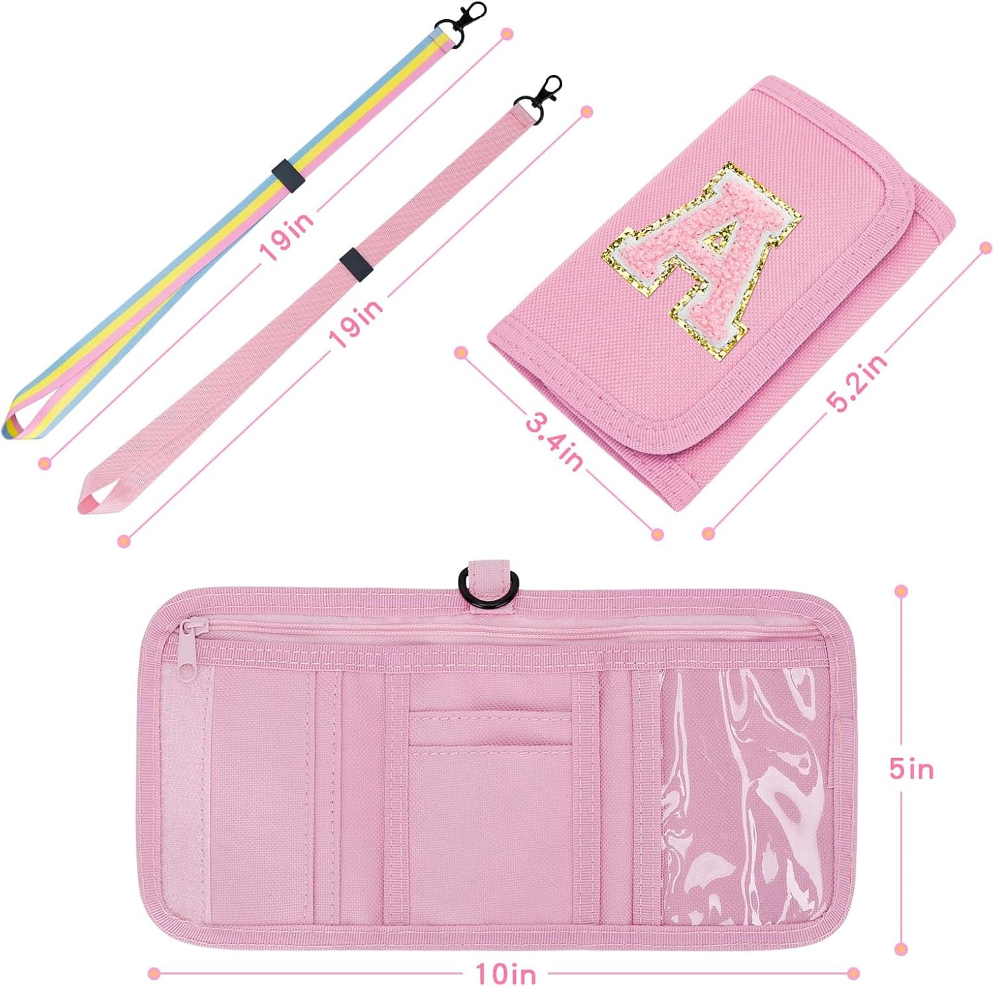 Girls Wallet with Initial