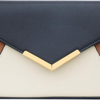 Faux Leather Envelope Clutch