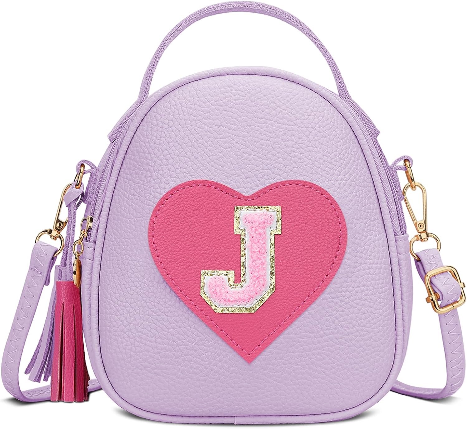Girls Heart Crossbody Bag (Small)