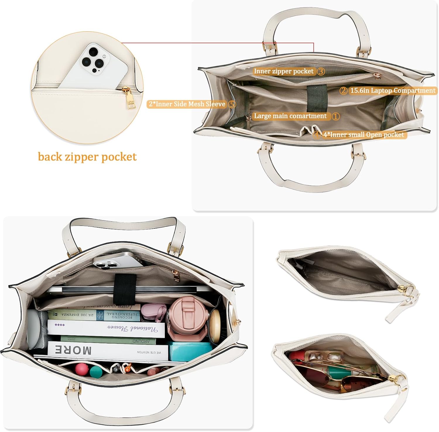 Laptop & Lunch Work Tote Bag