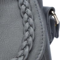 Tassel Flap Saddle Crossbody Bag