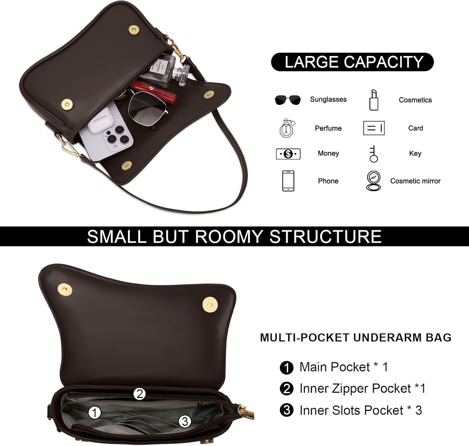 Small Retro Hobo Shoulder Purse