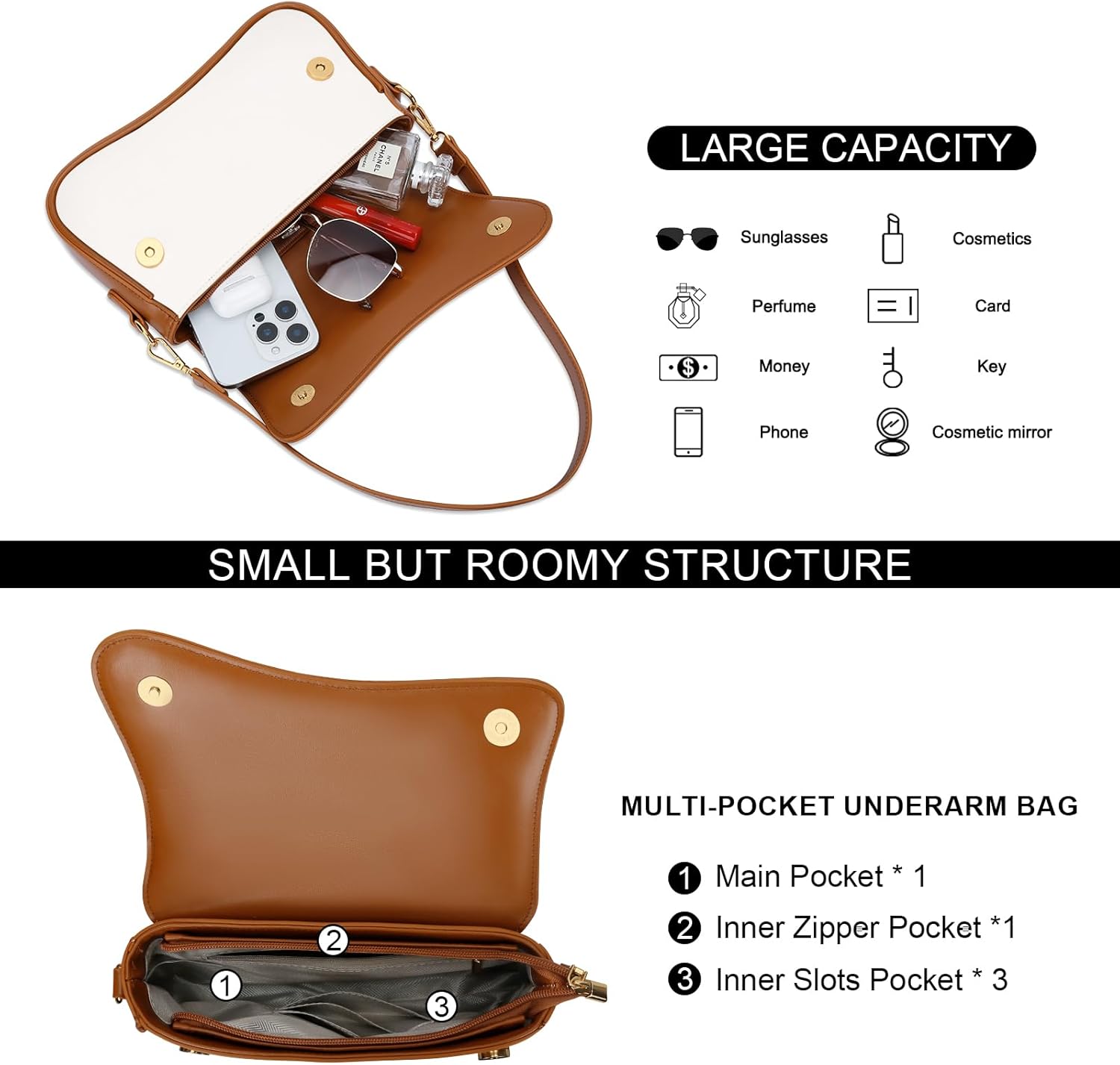 Small Retro Hobo Shoulder Purse