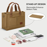 Large Canvas Tote Crossbody Bag