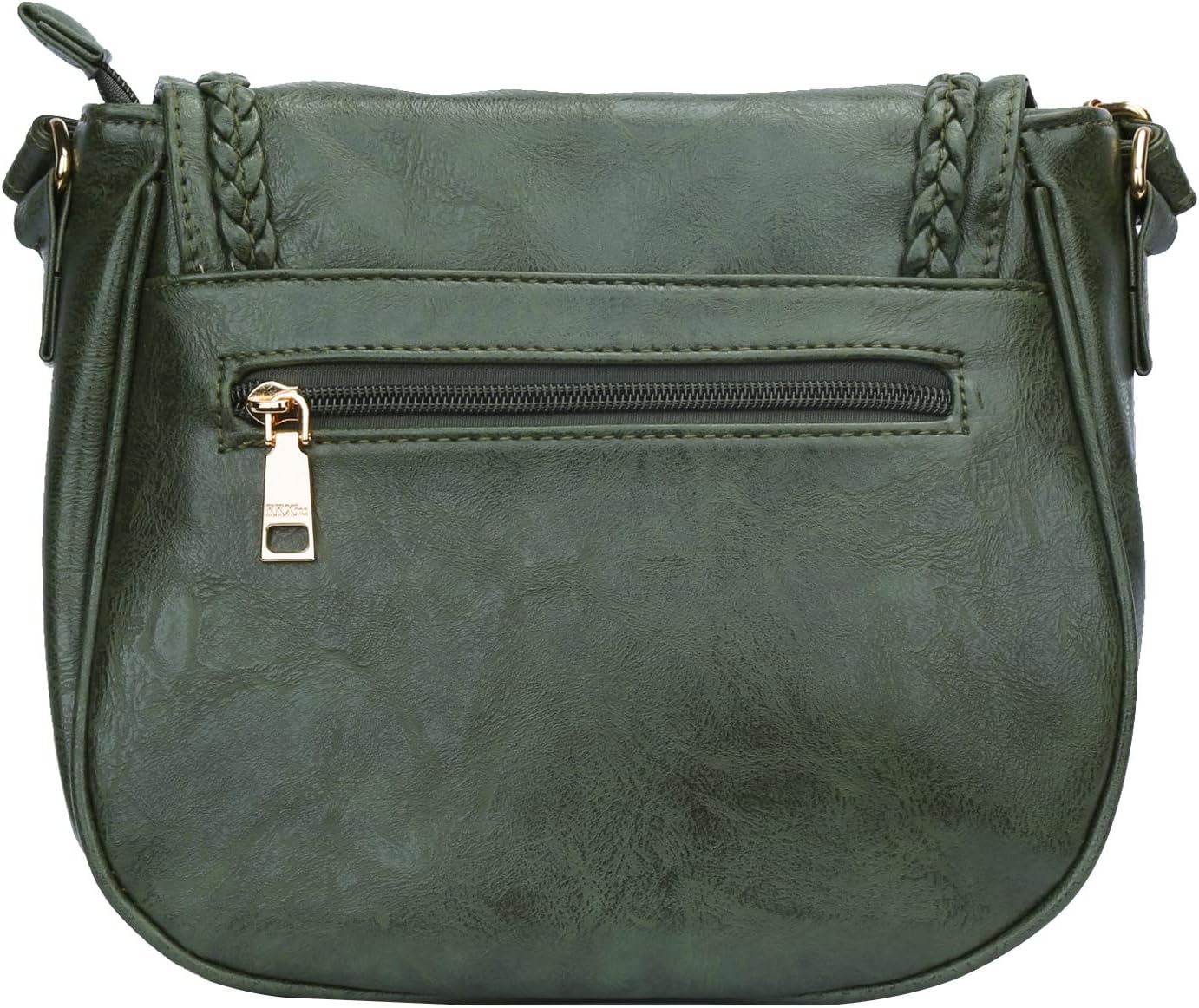 Tassel Flap Saddle Crossbody Bag