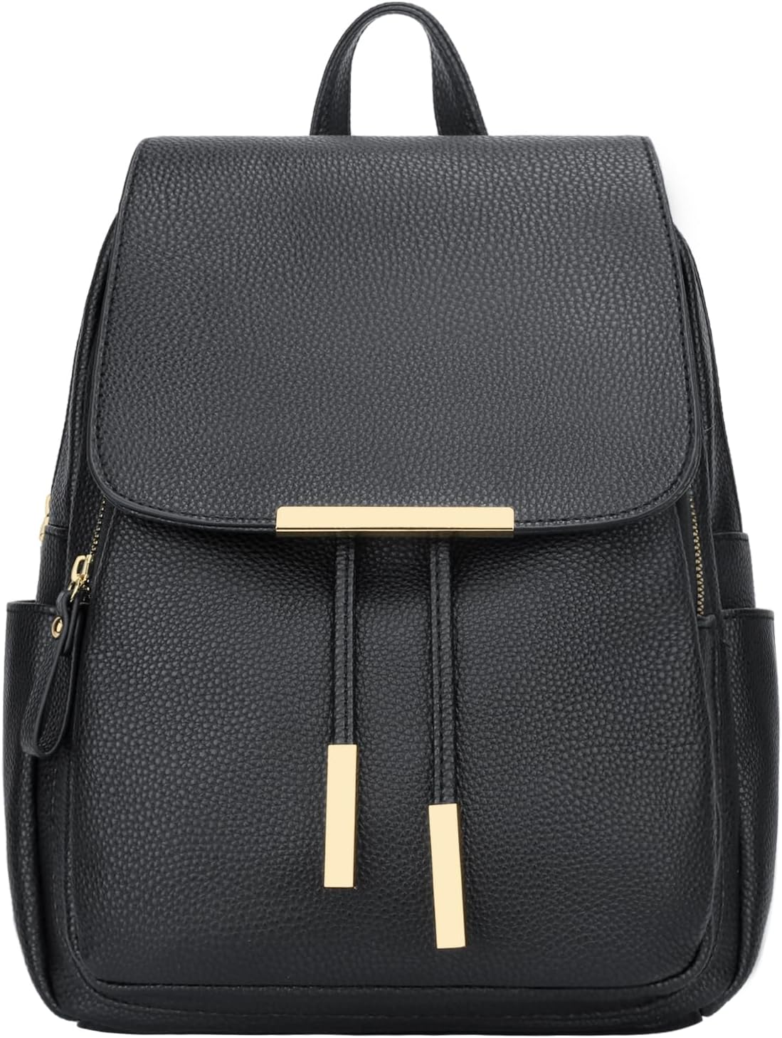 Quilted Leather Backpack Purse