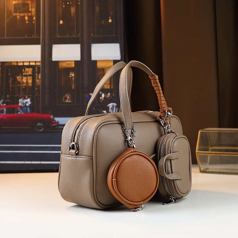 3-Piece Casual Boston Bag Set