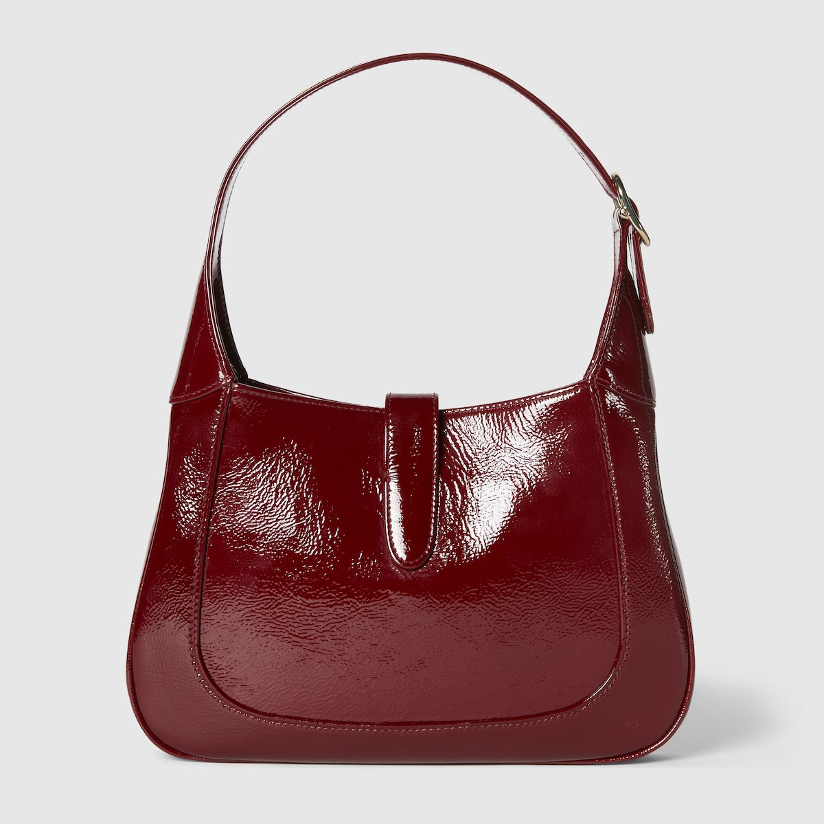 Jackie Medium Bag Rosso Ancora Red Patent Leather