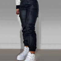 Women's High-Stretch Cargo Denim Pants