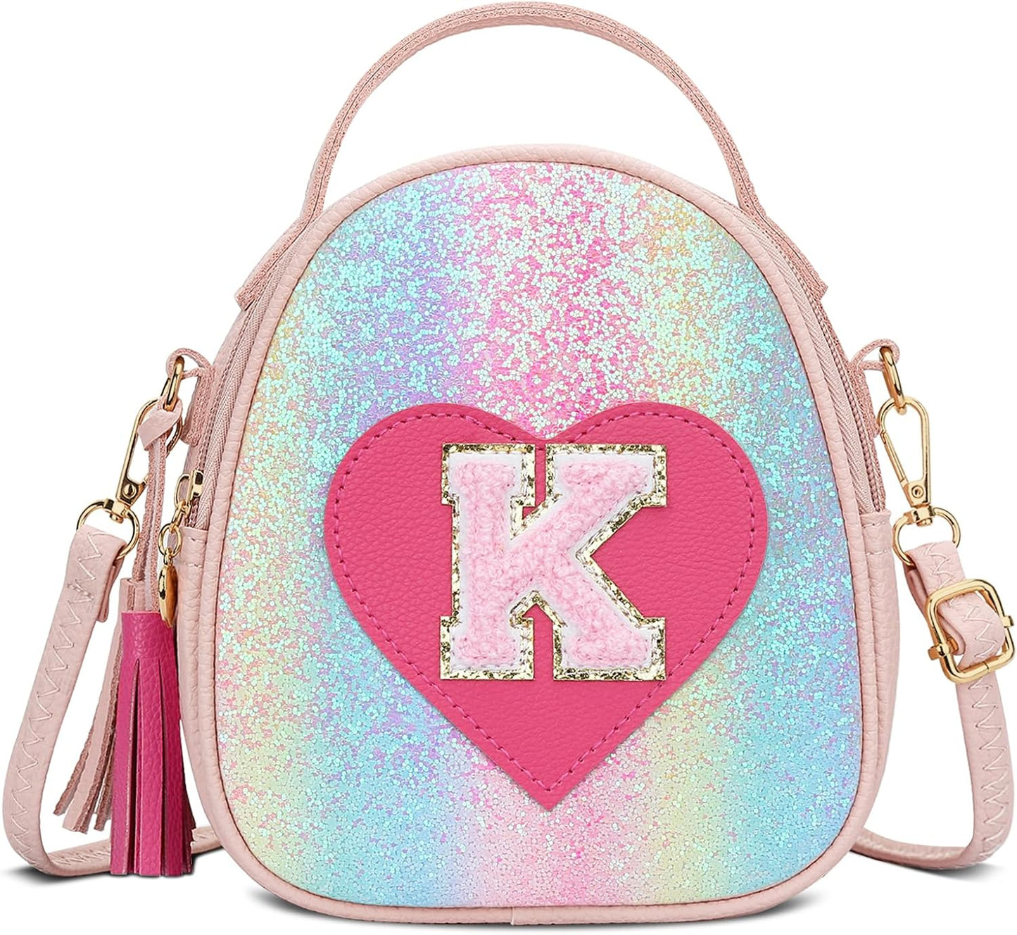 Girls Heart Crossbody Bag (Small)