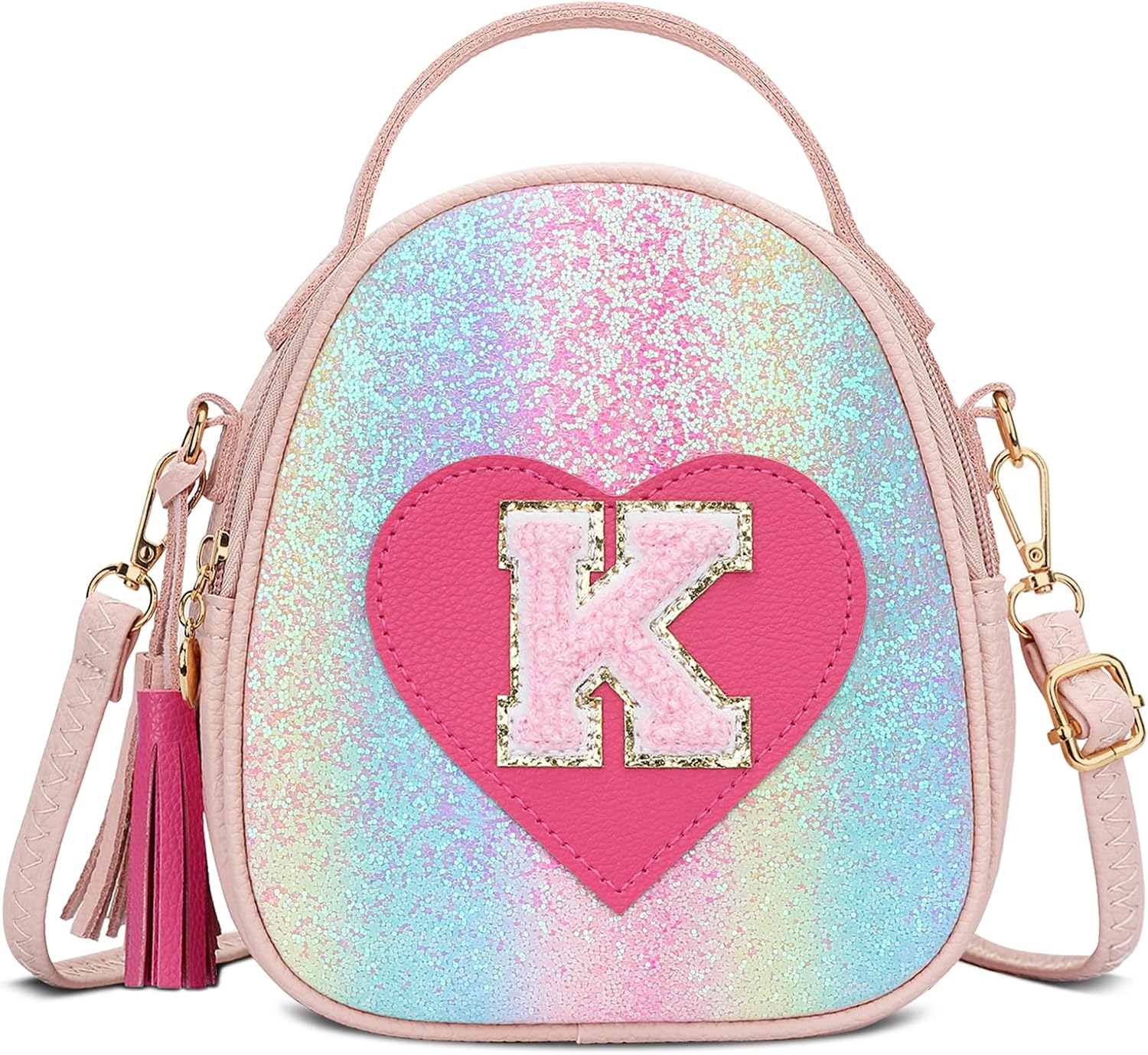 Girls Heart Crossbody Bag (Small)