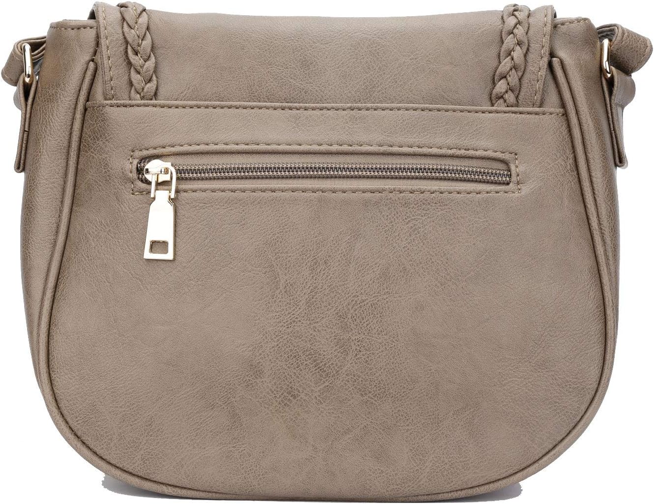 Tassel Flap Saddle Crossbody Bag