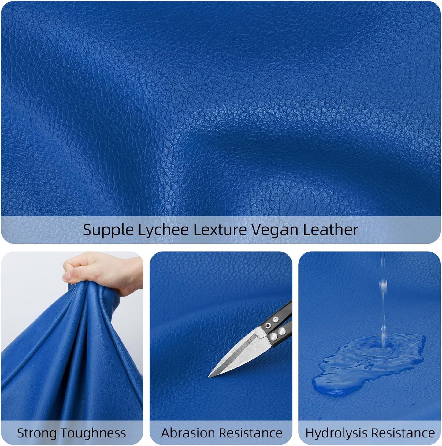 Large Vegan Leather Tote Bag