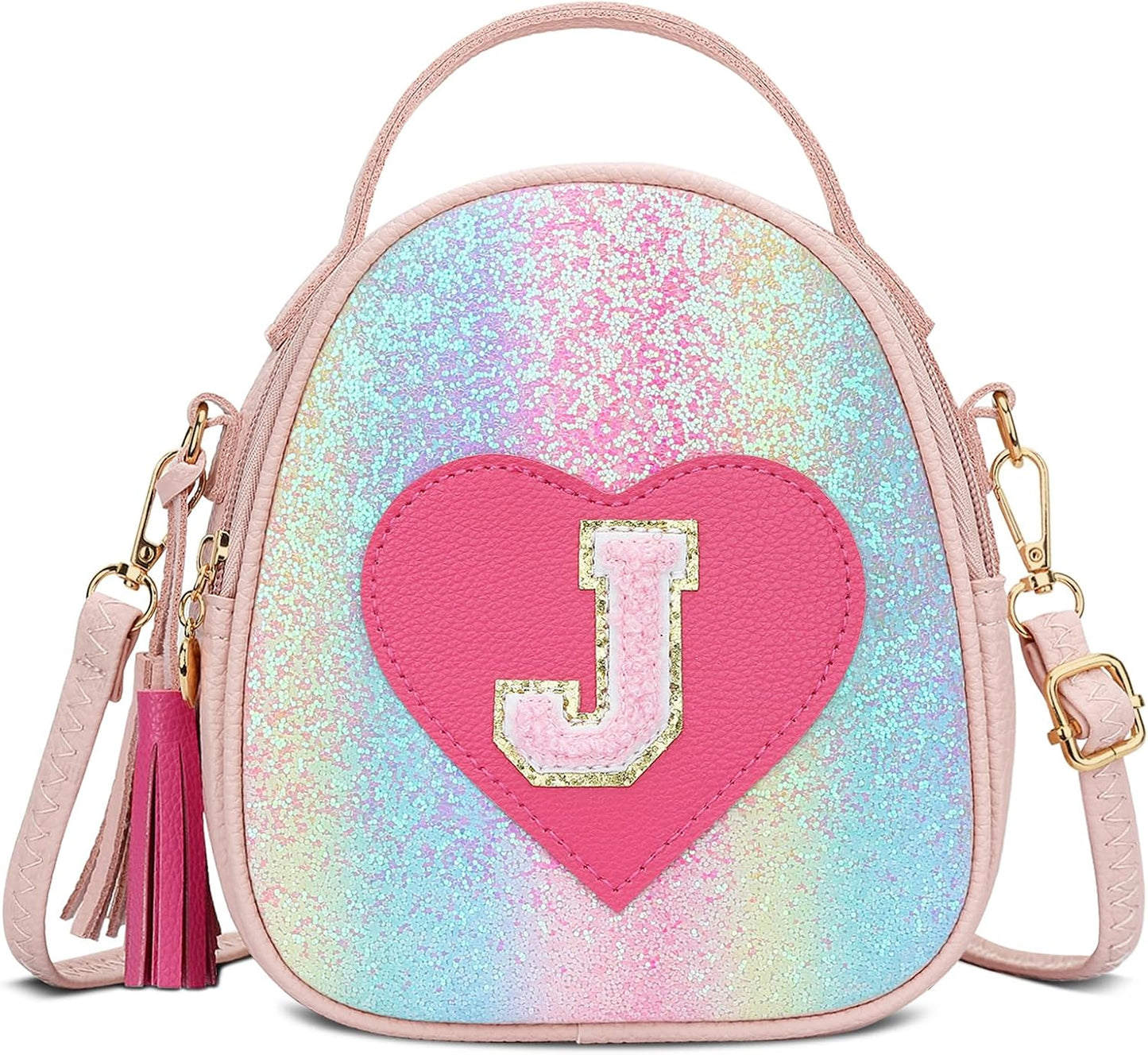 Girls Heart Crossbody Bag (Small)