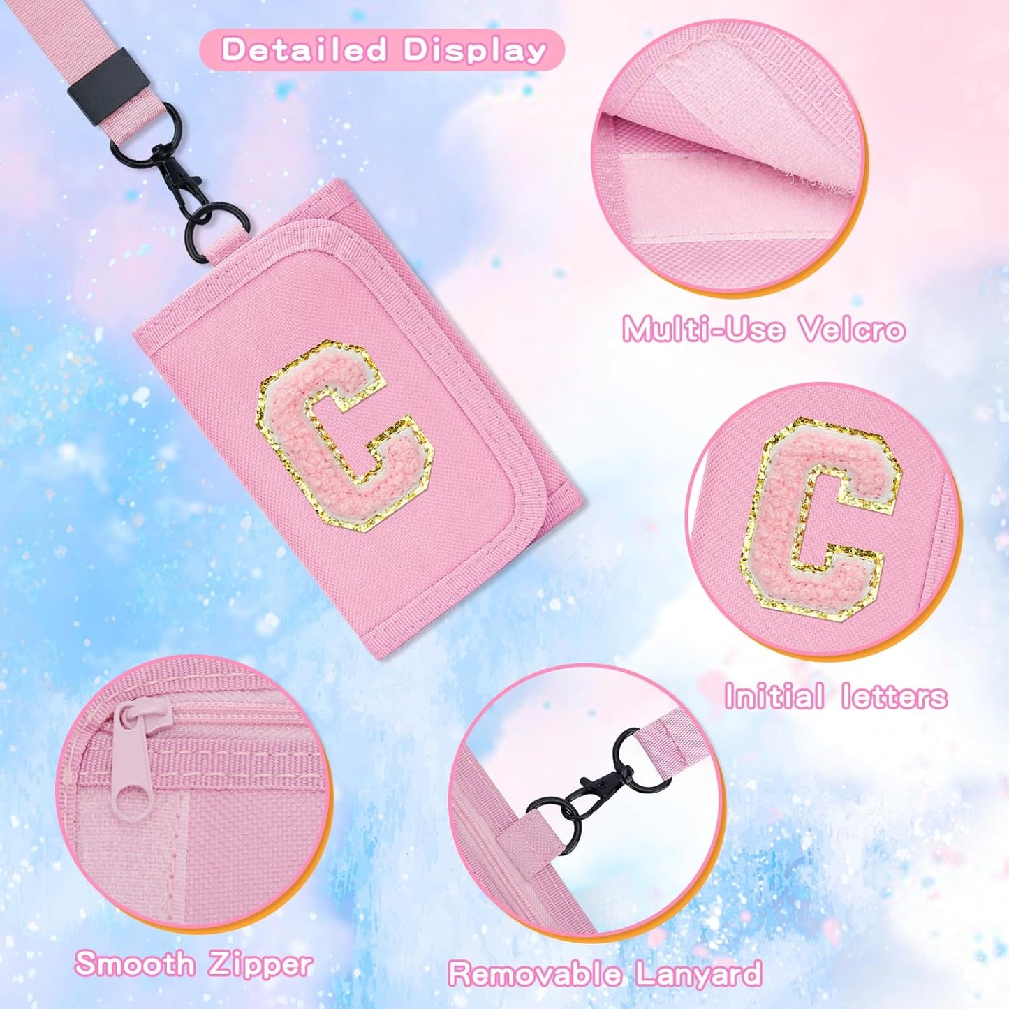 Girls Wallet with Initial