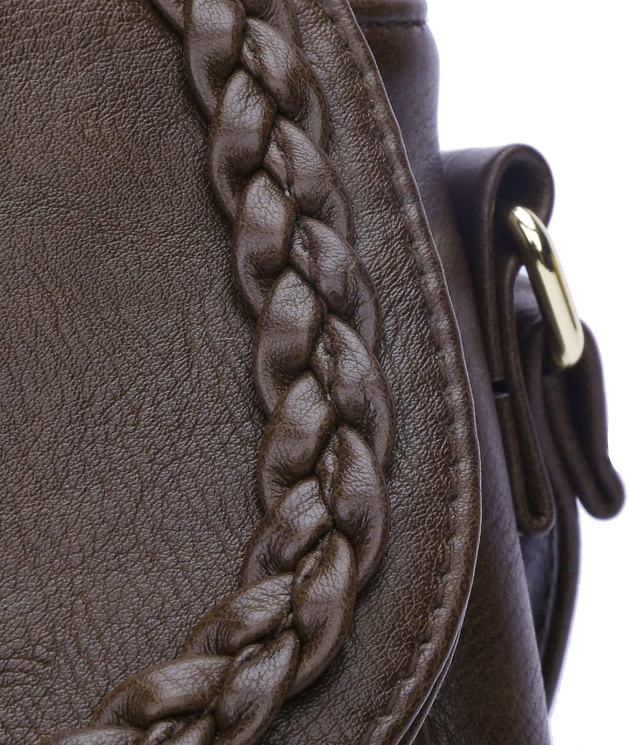 Tassel Flap Saddle Crossbody Bag