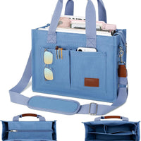 Large Canvas Tote Crossbody Bag