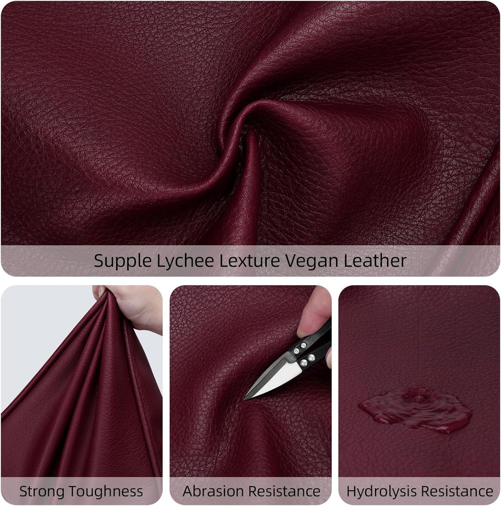 Large Vegan Leather Tote Bag
