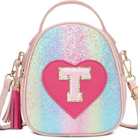 Girls Heart Crossbody Bag (Small)