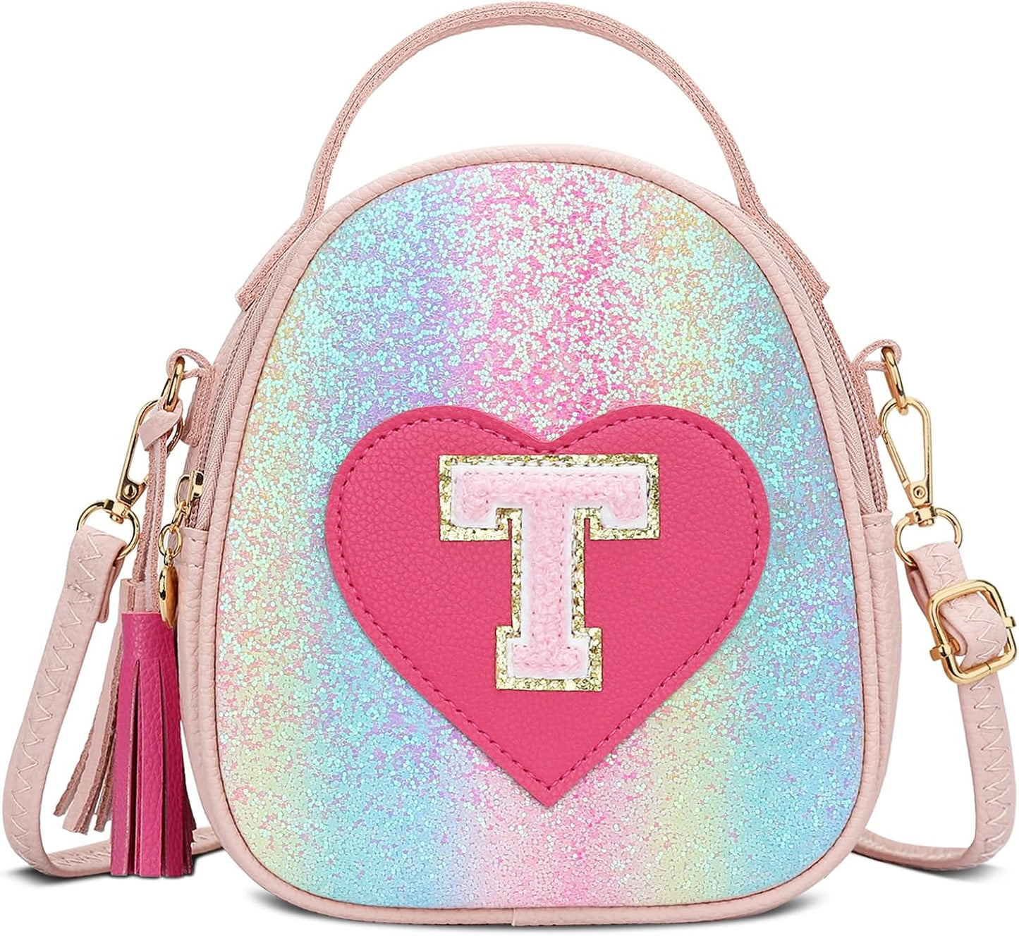 Girls Heart Crossbody Bag (Small)