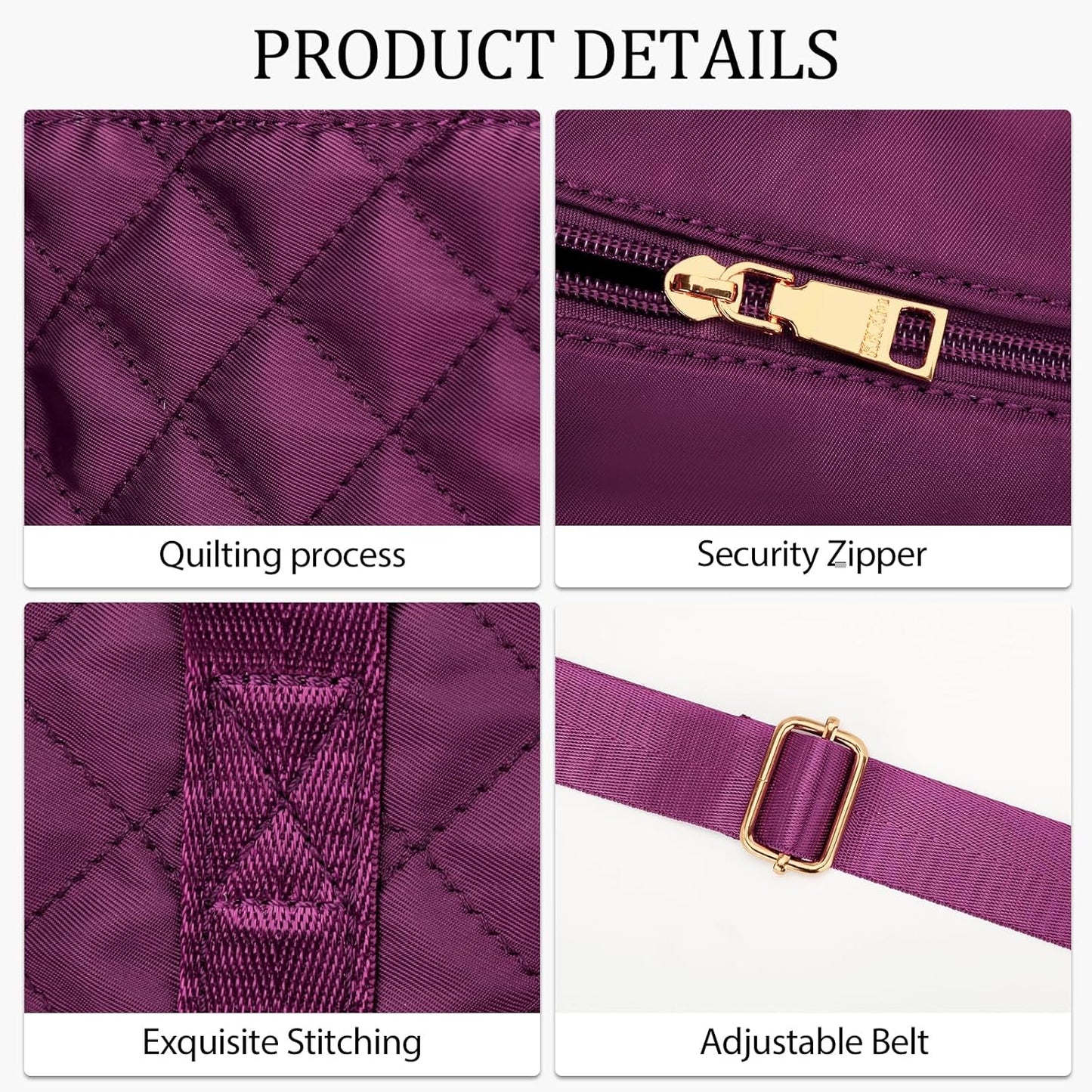 Large Water-Resistant Tote Bag