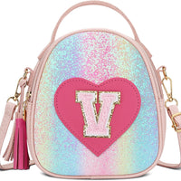Girls Heart Crossbody Bag (Small)